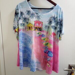 Avenue, Ladies, Beach House, Short Sleeved T-Shirt